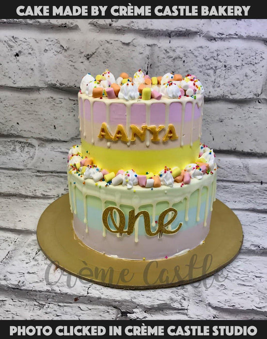 Pastel love Cake - Creme Castle