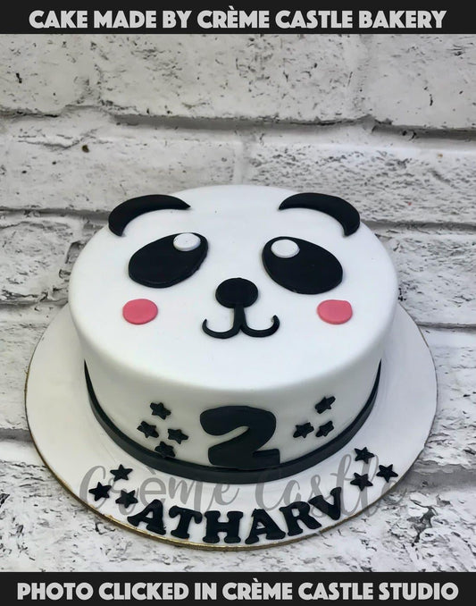 Panda love Cake - Creme Castle