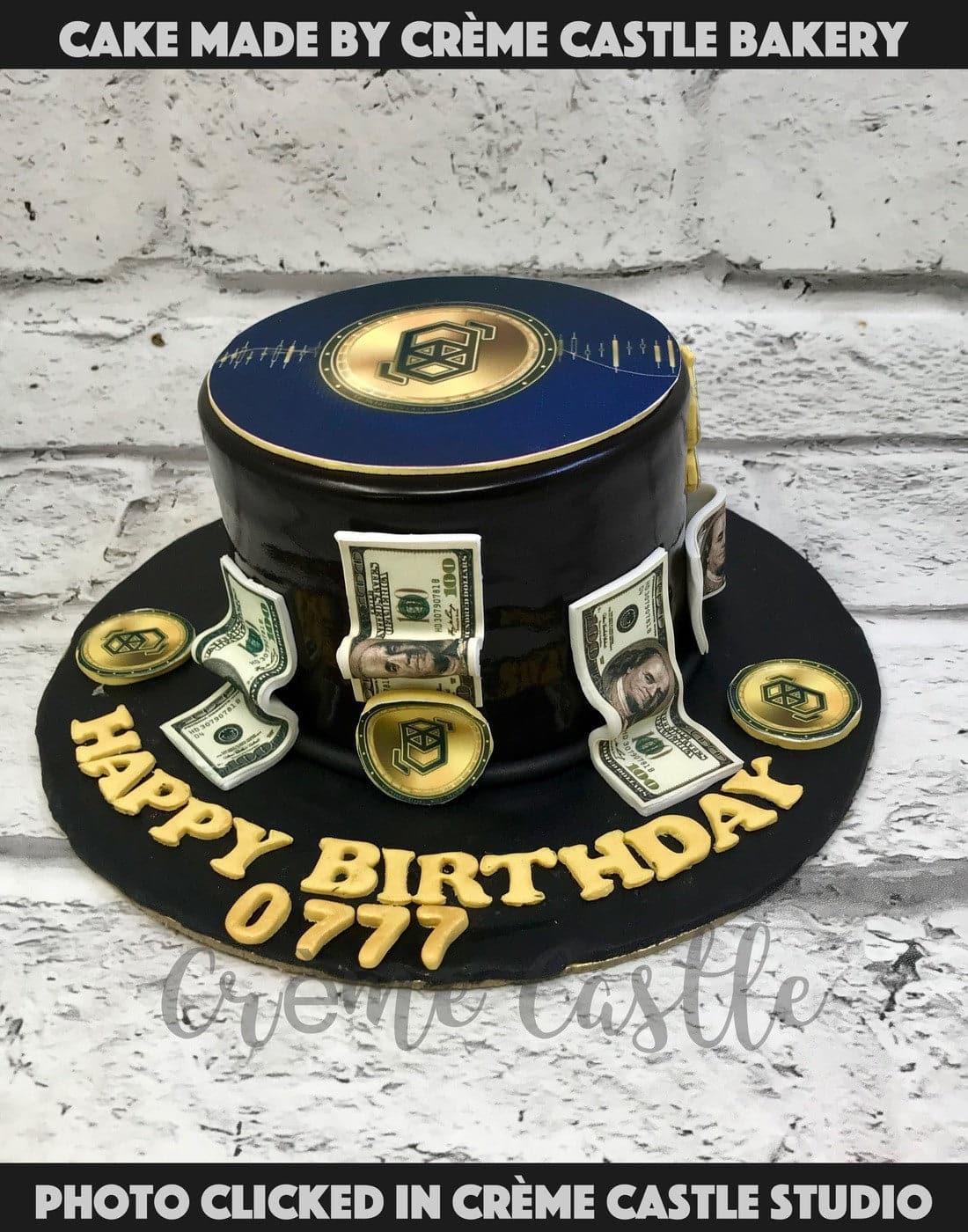 Dollar Bill Cake - Creme Castle