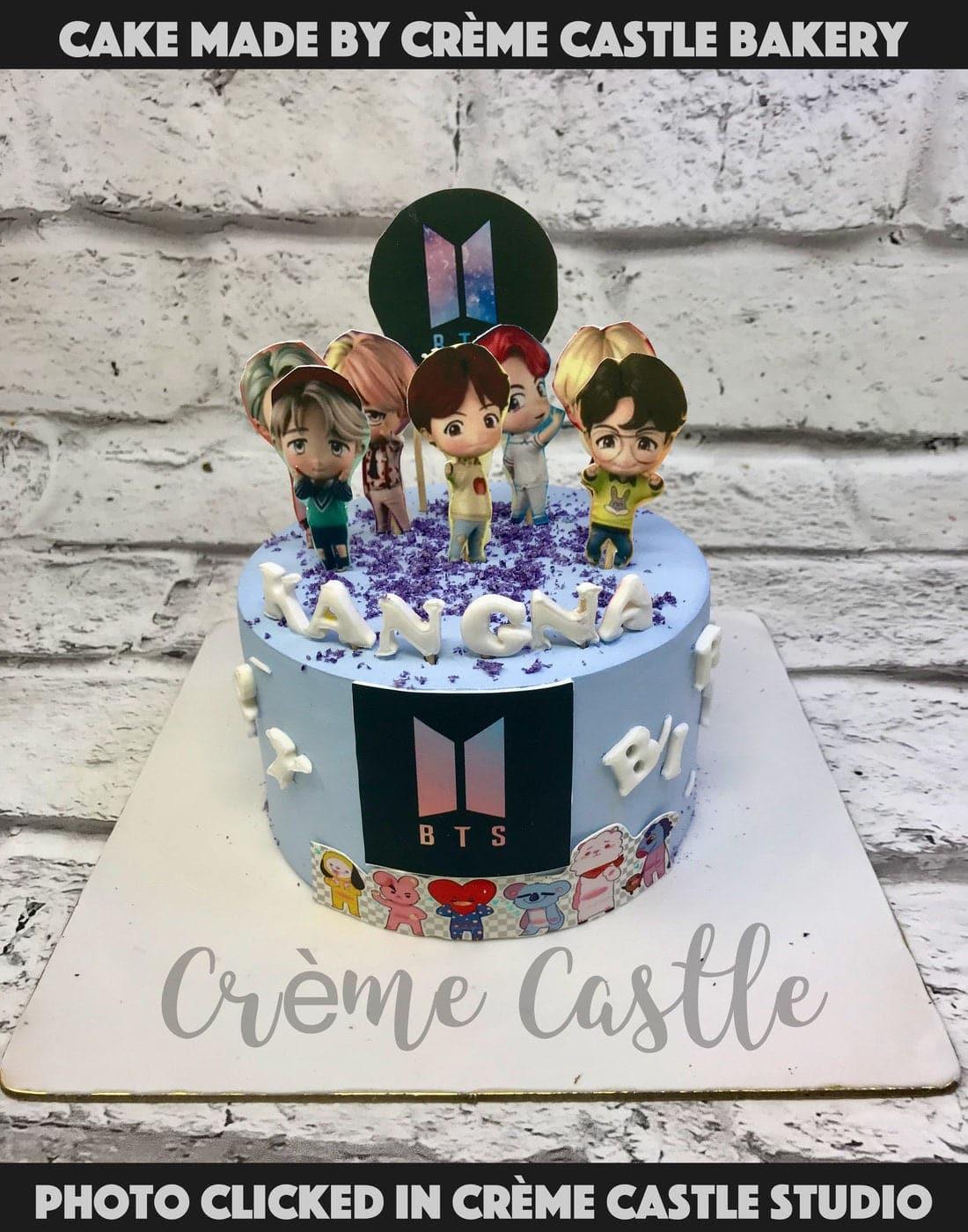 Baby BTS Cake - Creme Castle