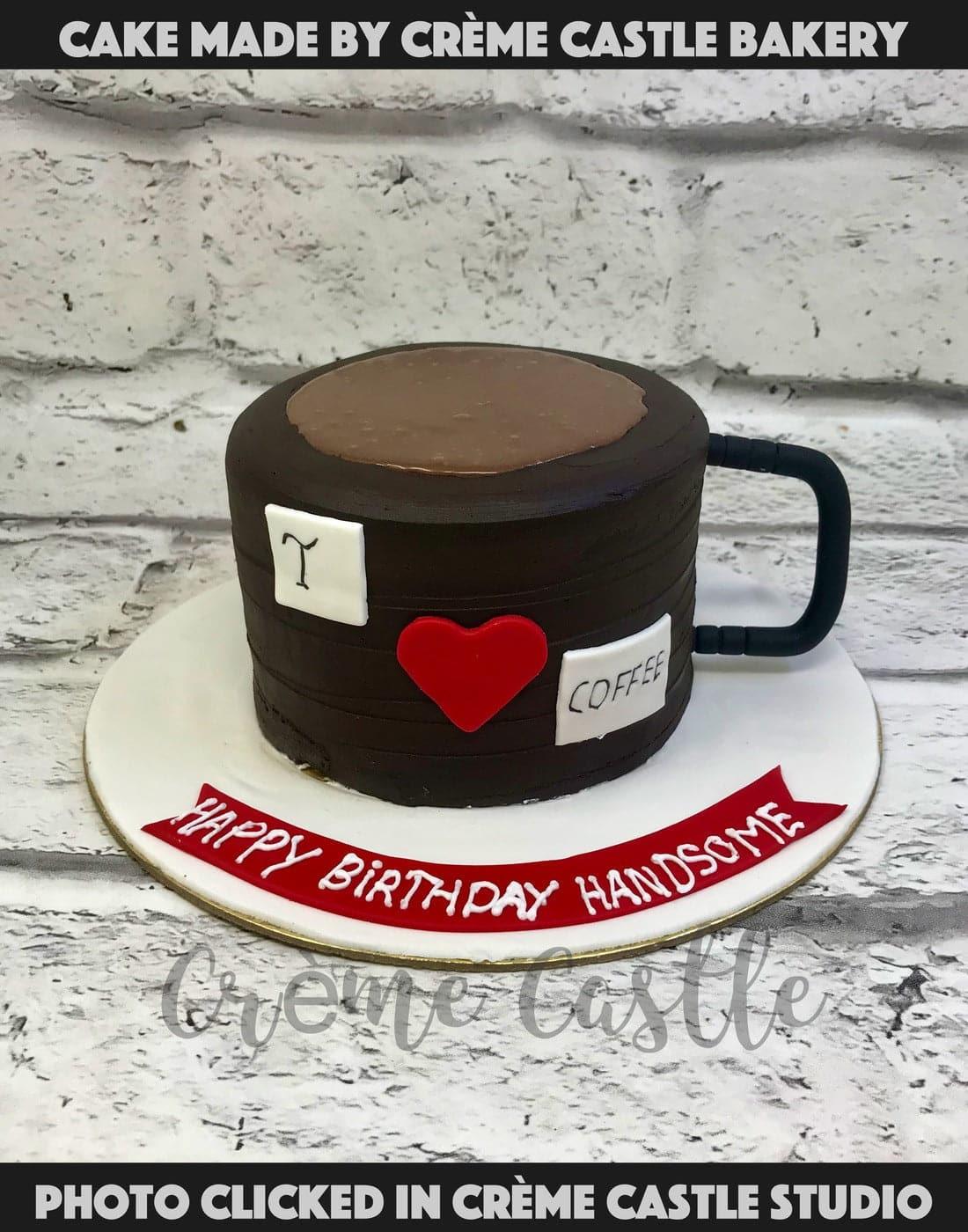 Chocolate & coffee ombré cake | Coffee cake recipes, Chocolate cake  designs, Cake