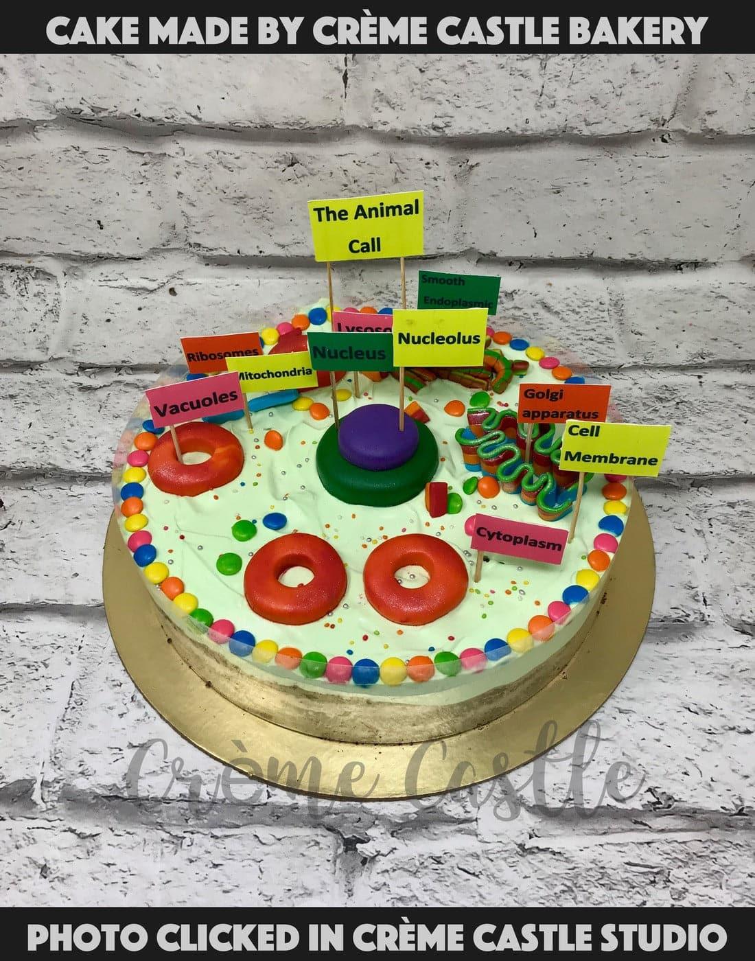 Cell Structure Cake - Creme Castle