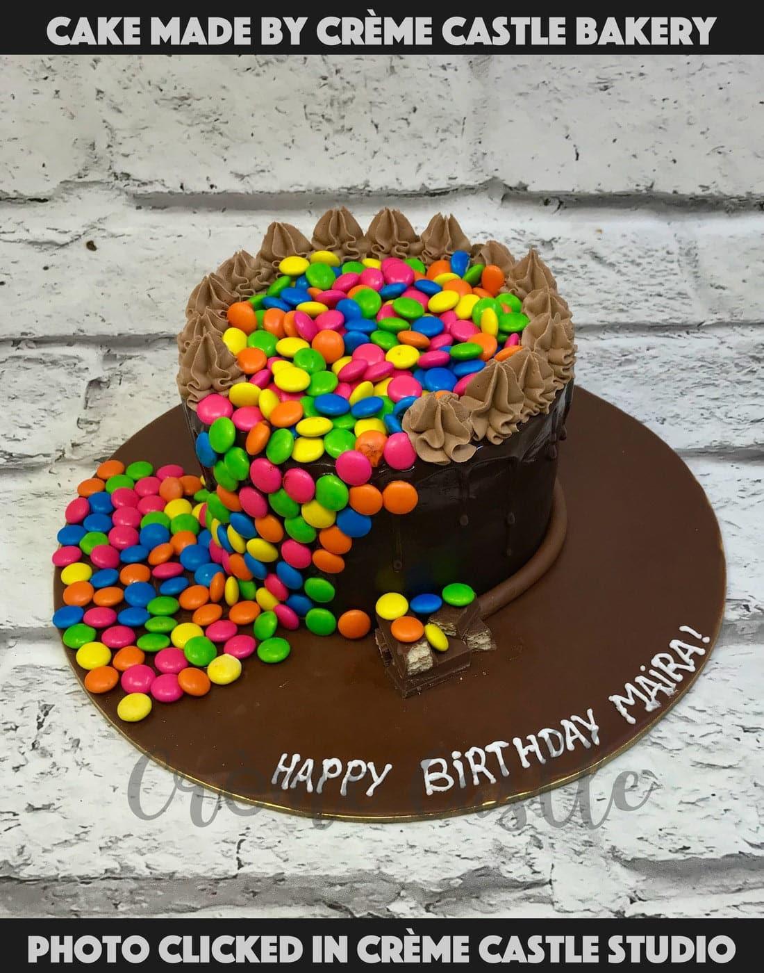 Gems explosion Cake - Creme Castle