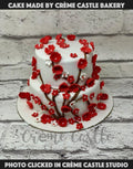 Cherry Blossom on Ice Cake
