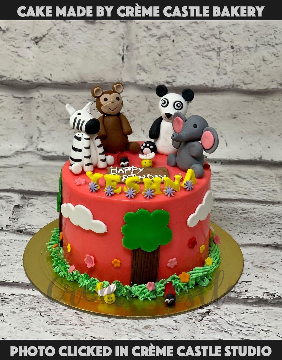Animal Planet Cake - Creme Castle