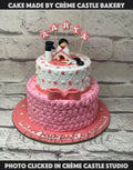 Baby gets Haircut Cake