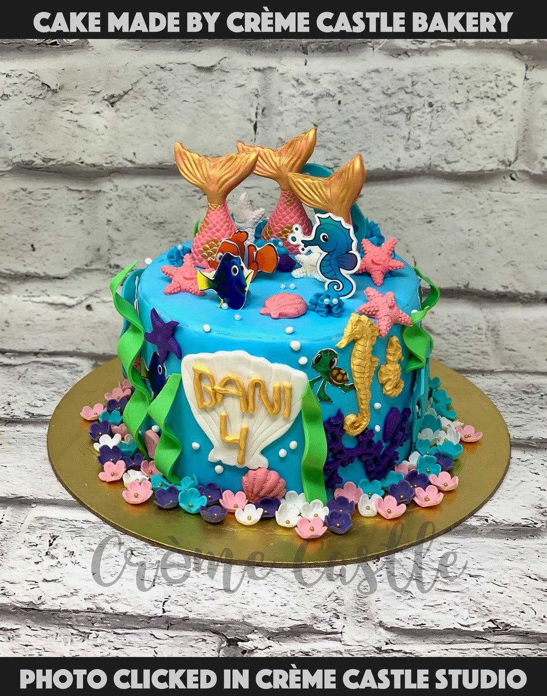 Under the Sea Cake - Creme Castle