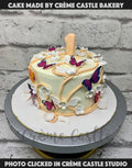 Butterfly Garden Cake