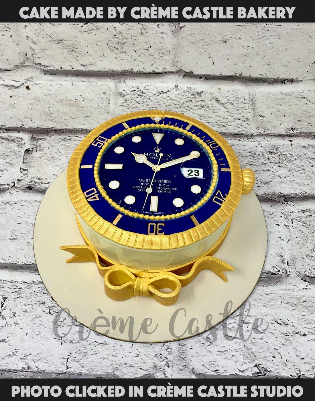 Online 3D Rolex Watch Cake Chocolate Gift Delivery in UAE - FNP