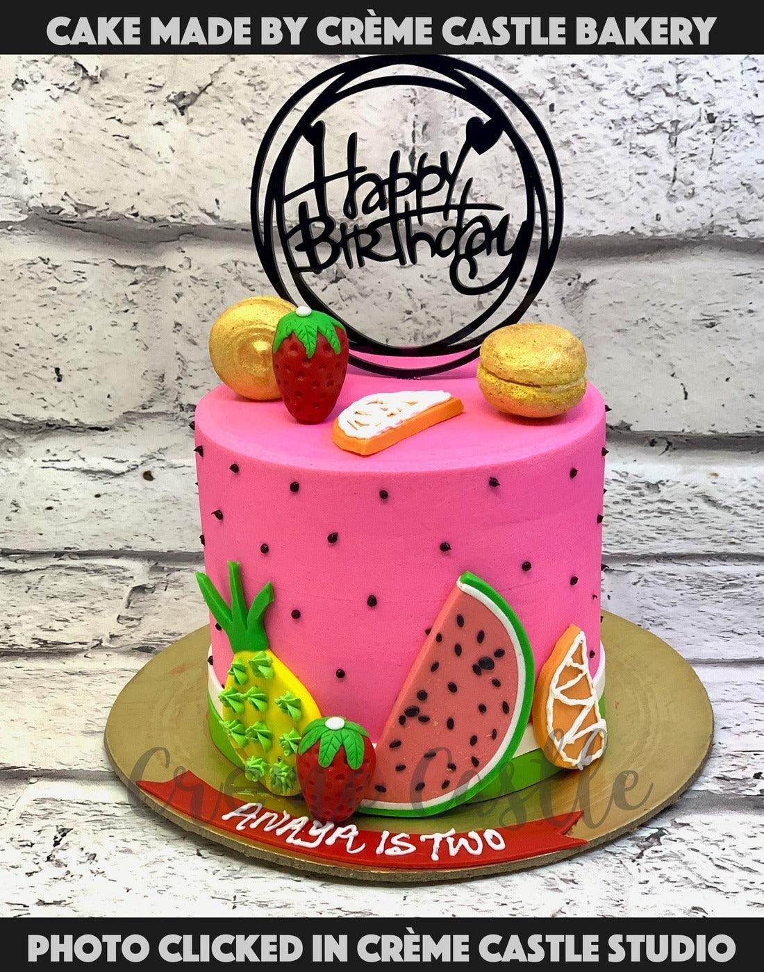 Kara's Party Ideas Fruit Themed Birthday Cake Archives | Kara's Party Ideas