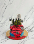 Spiderman Saves the Day Cake