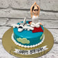 Travel Yoga Cake - Creme Castle