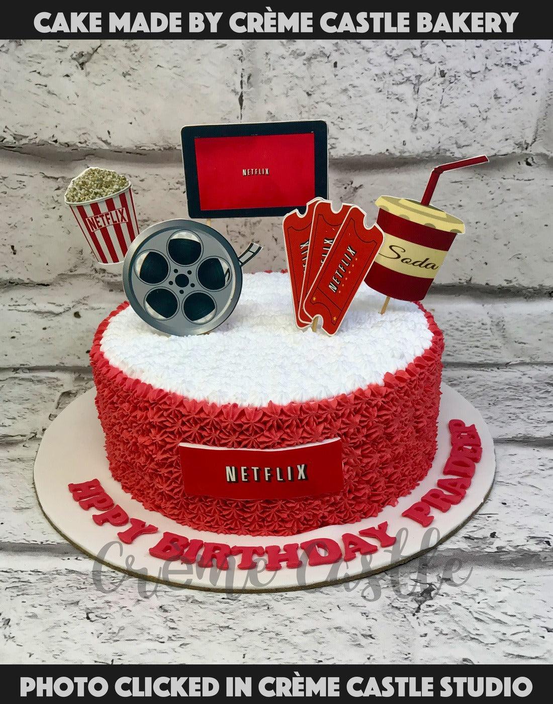 Katie Cakes - Netflix themed 18th Birthday cake. | Facebook