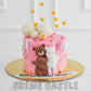 Teddy and Unicorn Theme Cake by Creme Castle