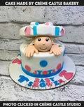 Baby in a gift box Cake