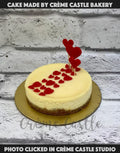 Cheesy Heart Cheesecake