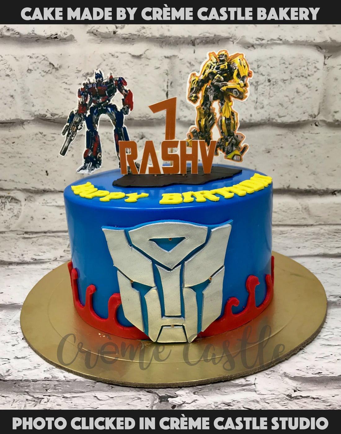 Transformer Theme Cake - Creme Castle
