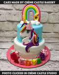 Roses and Unicorn Cakes