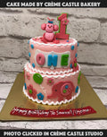 Pink Animal World Cake