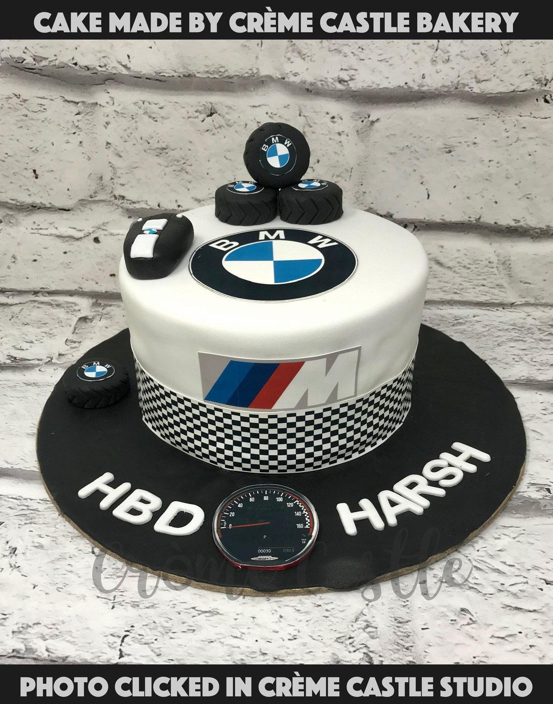 BMW Fan Cake - Creme Castle