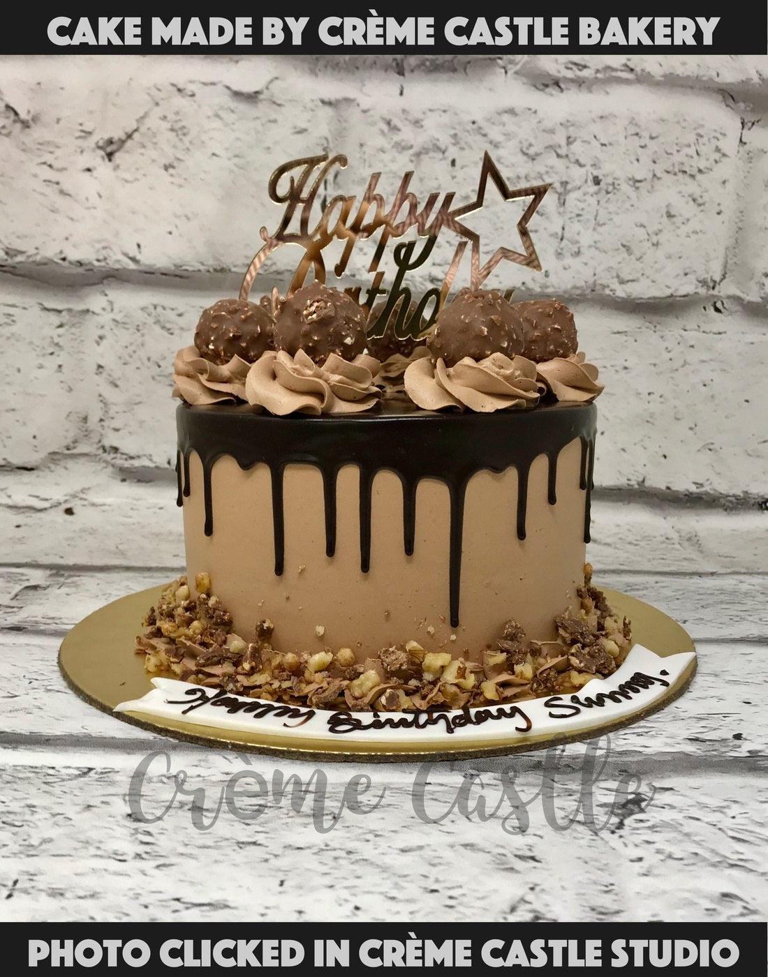 Choco Ferrero Cake - Creme Castle