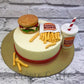 Burger King Cake - Creme Castle