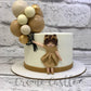 Girl with Balloons Cake - Creme Castle