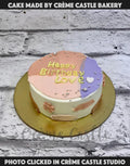 Pastels and hearts Cake