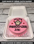 Pink Ghost Cake