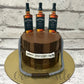 Whiskey Bottles Cake - Creme Castle