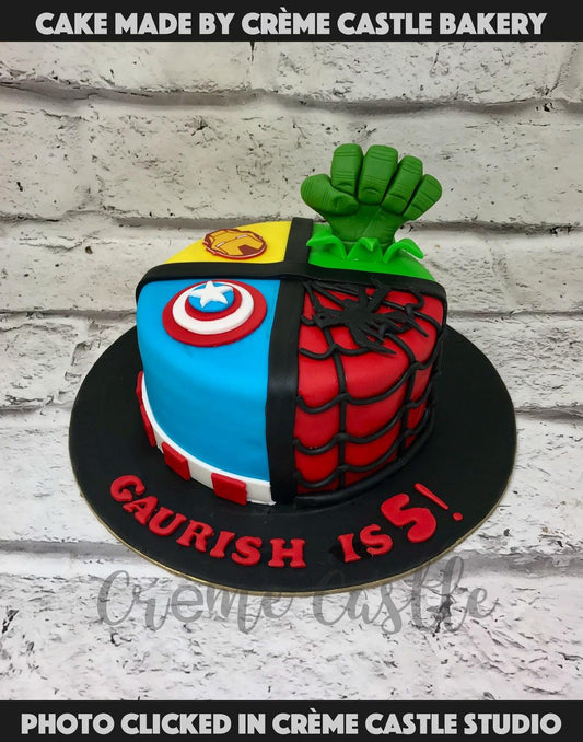 Marvel Fan Cake - Creme Castle