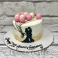 Couple with Balloons Cake - Creme Castle