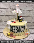 Dress in Making Cake