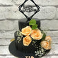 Yellow Roses Cake - Creme Castle