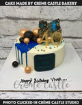 Blue Gold Cake