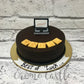 Brown Workaholic Cake - Creme Castle