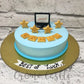 Laptop and stars Cake - Creme Castle