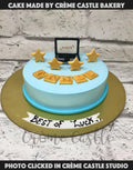 Laptop and stars Cake