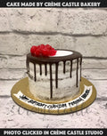 Cherry and Chocolate Drip Cake