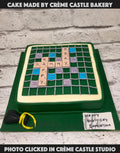 Scrabble Shape Cake