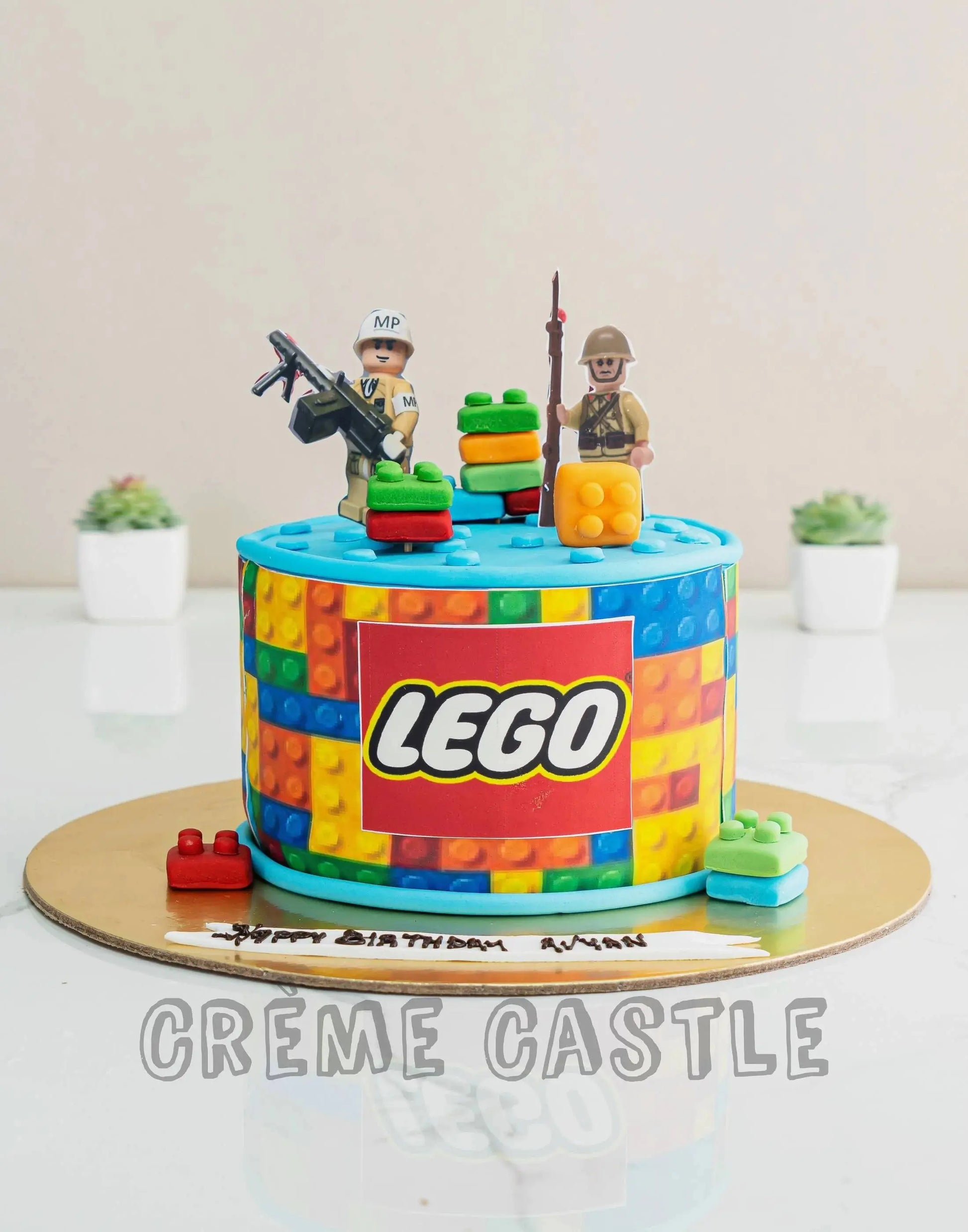 Lego Blocks Cake