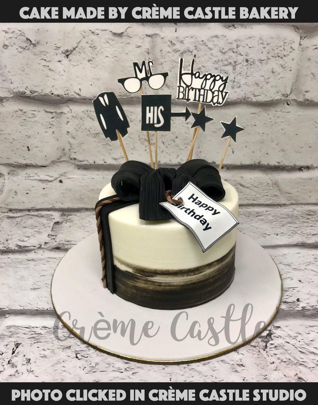 Bow-tie Cake - Creme Castle