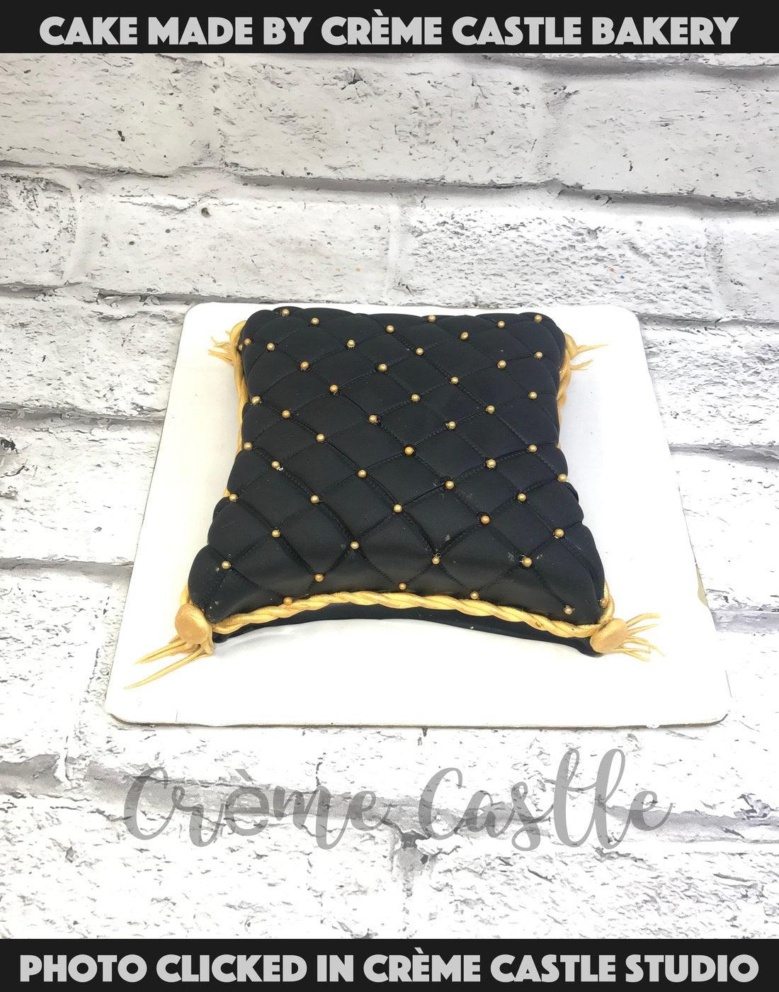 Cushion Shape Cake - Creme Castle