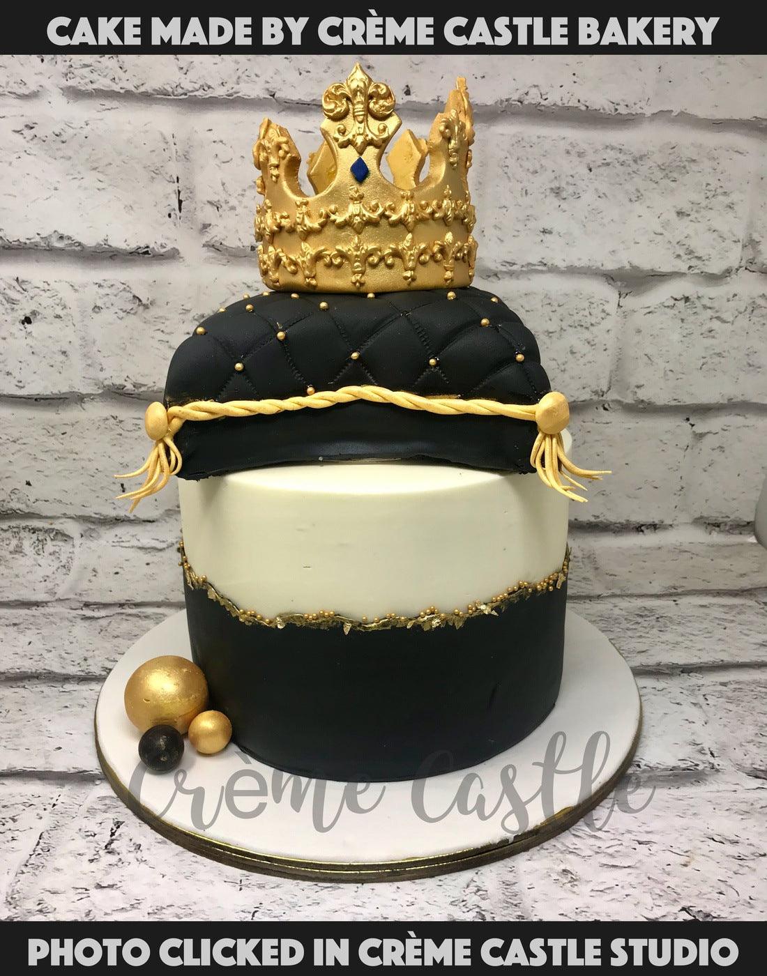 Crown Cake - Birthday Cake - Easy To Decorate - YouTube