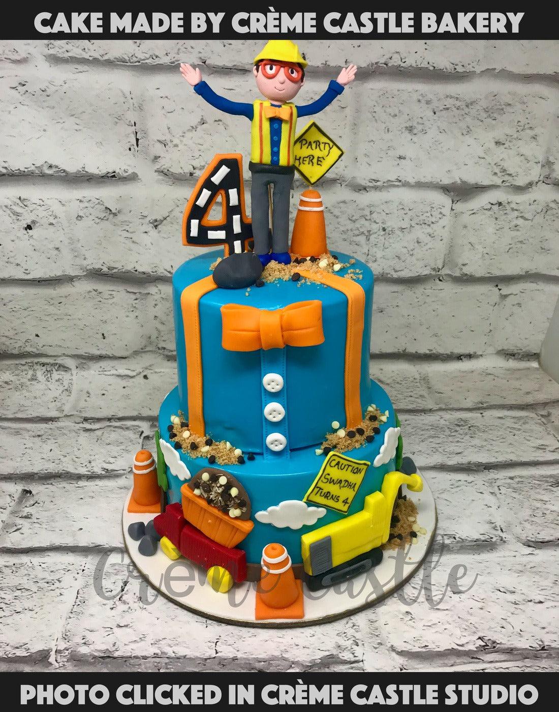 Construction Site Cake - Creme Castle