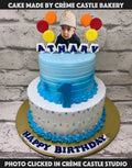 Double Tier Photo Cake
