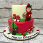 Little Red Riding Hood Two-Tier Cake - Creme Castle