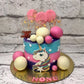 Blue Pink Unicorn Cake - Creme Castle