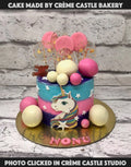 Blue Pink Unicorn Cake