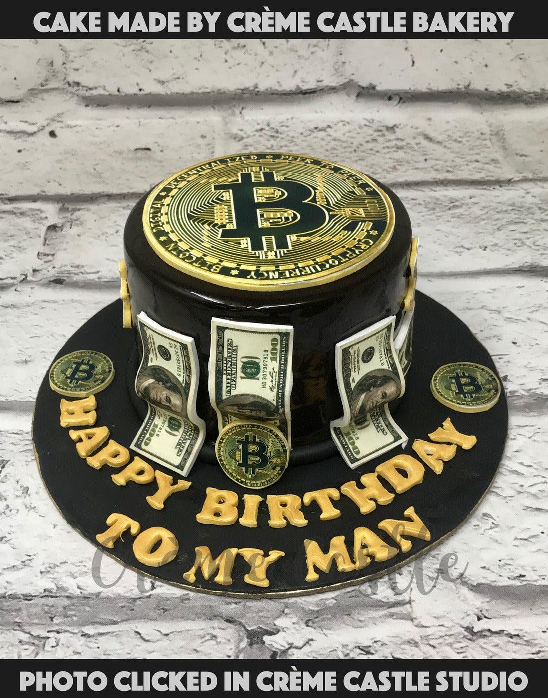 Bitcoin Cash Cake - Creme Castle